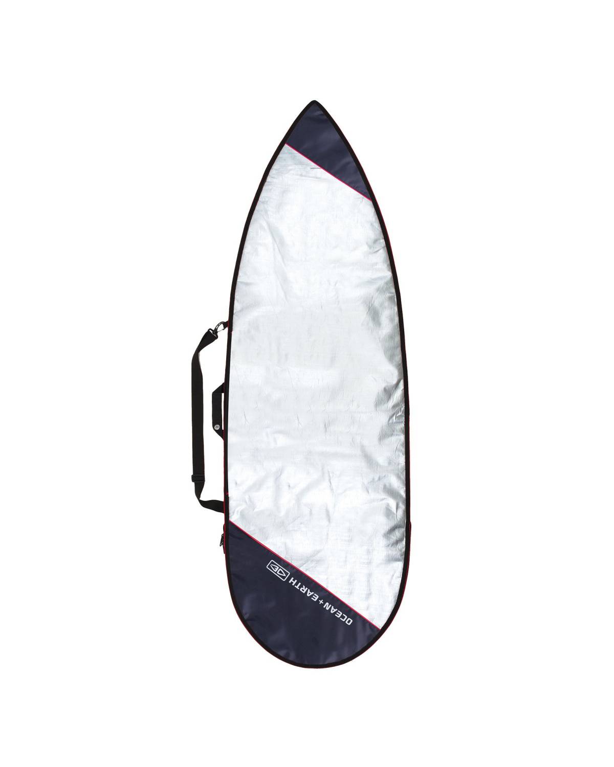 Barry Basic Shortboard Cover - Black/Red