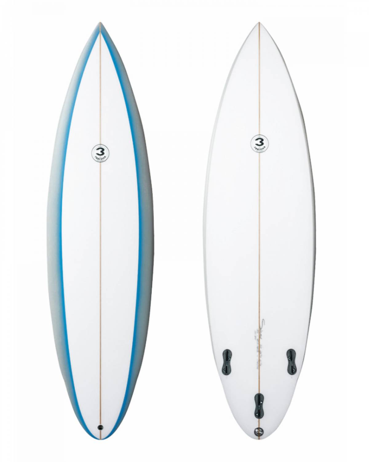 Heritage Series Thruster - Single Flyer Rounded Pin Tail