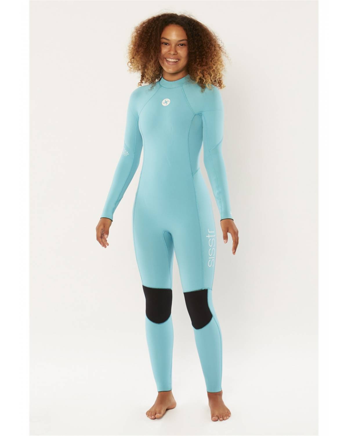 Sisstr Girl's 7 Seas 3/2 Back Zip Wetsuit - Blue front