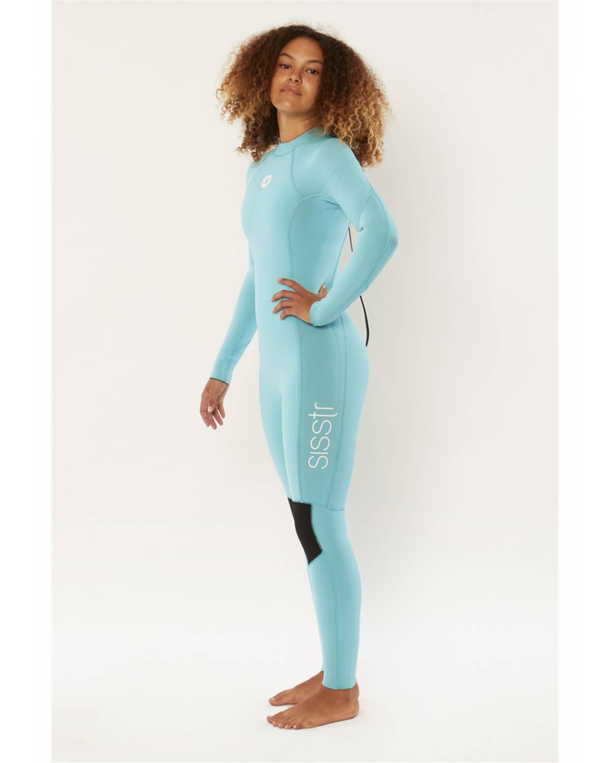 Sisstr Girl's 7 Seas 3/2 Back Zip Wetsuit - Blue side