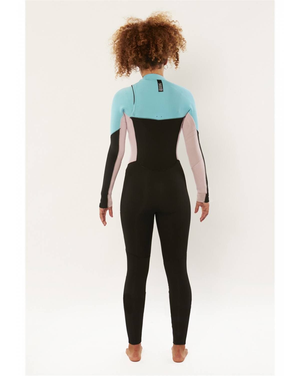 Sisstr Girl's 7 Seas 3/2 Chest Zip Wetsuit - Orchid back