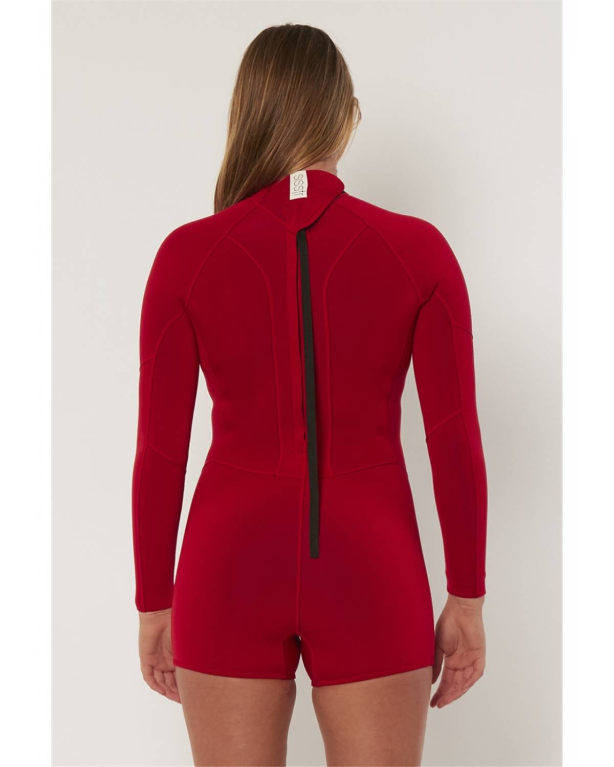Sisstrevolution Summer Seas 2/2 L/S Spring Suit - Red back