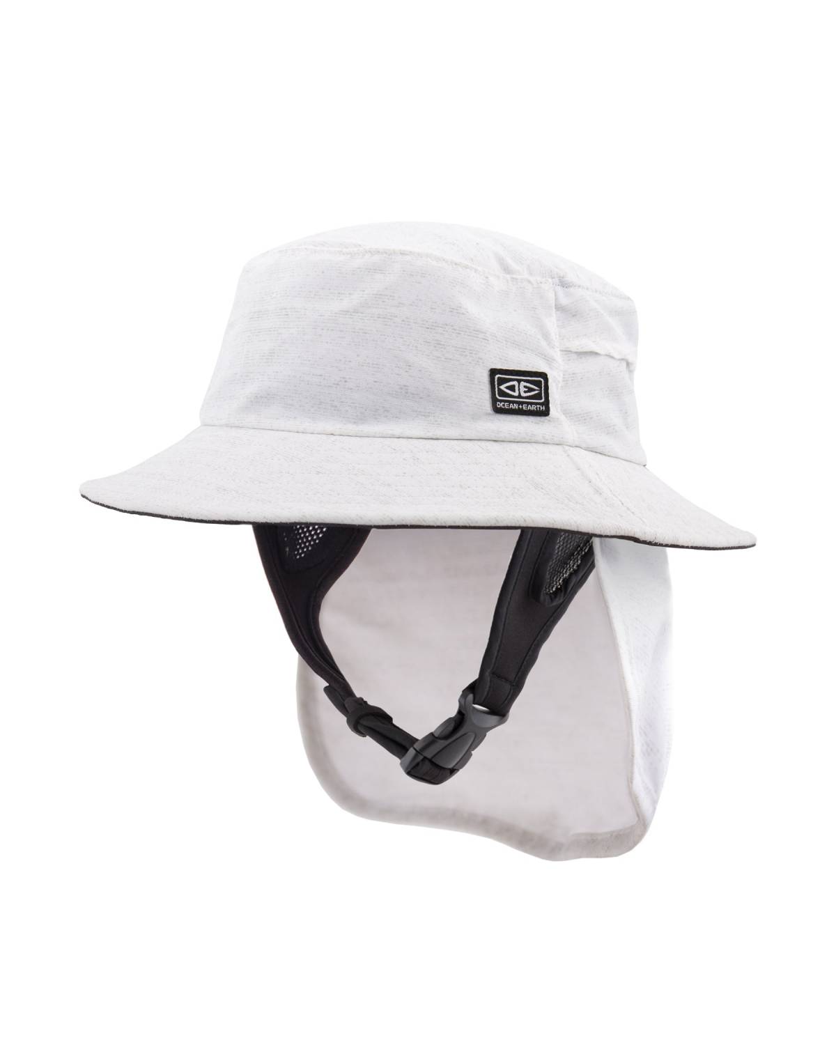 Ocean and Earth Indo Stiff Peak Surf Hat - White