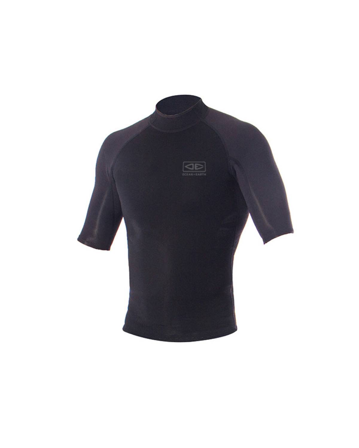 Double Black Short Sleeve Vest - 1.5mm