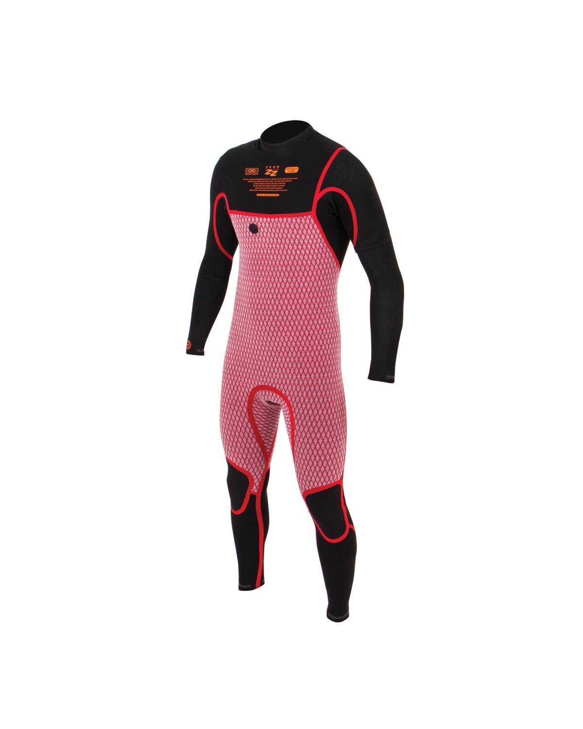 Ocean and Earth Mens Zero Zip Steamer - 4/3mm