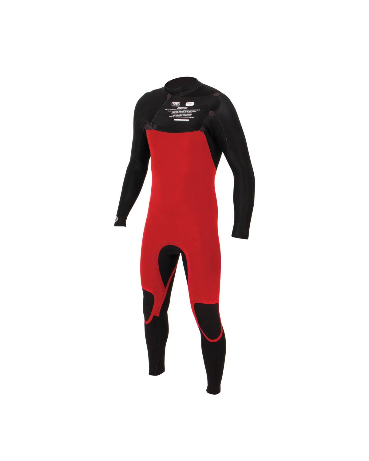 Mens Free Flex Chest-Zip - 4/3mm