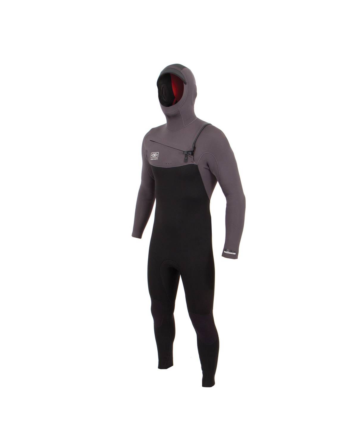 Ocean and Earth Mens Free Flex Hooded Chest-Zip Steamer - 5/4mm