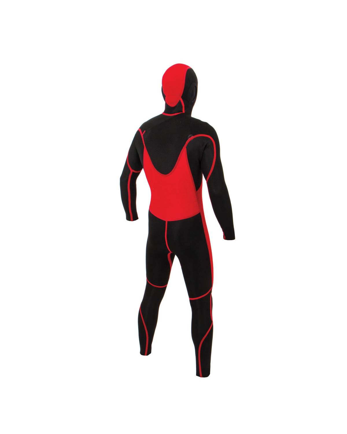 Ocean and Earth Mens Free Flex Hooded Chest-Zip Steamer - 5/4mm