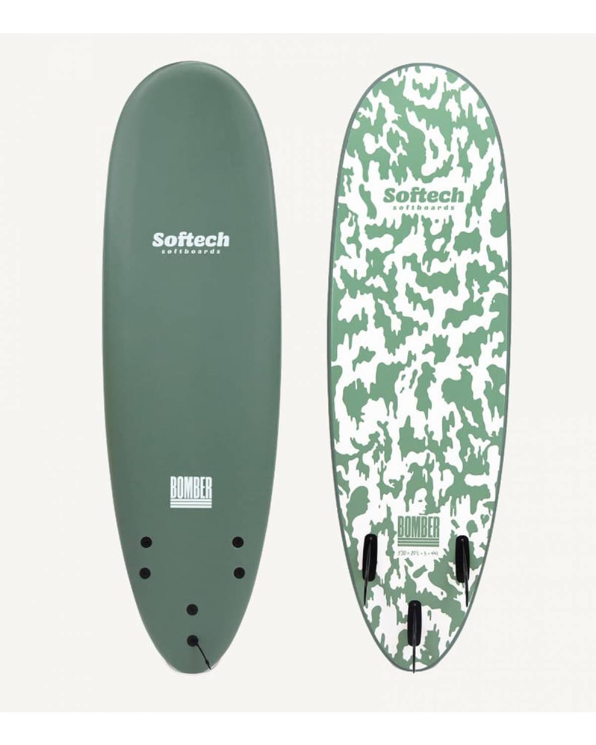 Bomber 6'4 - Smoke Green