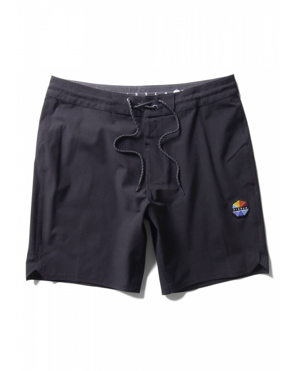 Solid Sets 18.5 Boardshort - Black 