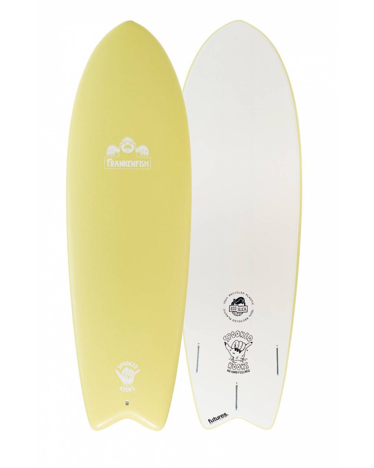 Spooked Kooks Frankenfish 5'8" Softboard - Mellow Yellow