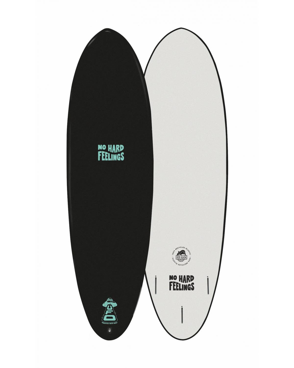 Spooked Koooks U.F.O. 7'6" Softboard - Pretty Much Black