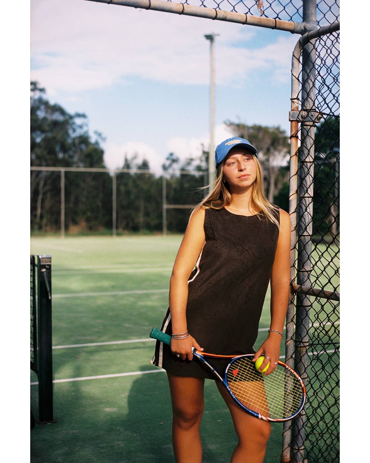 Sporty Terry Dress Chocolate