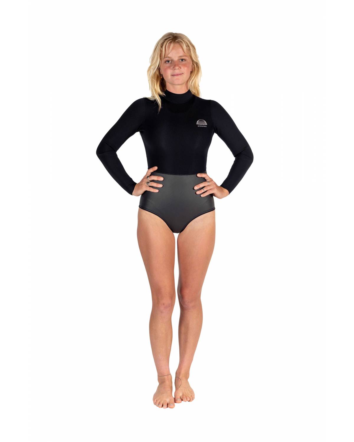 Atmosea Back Zip Spring Suit - Black