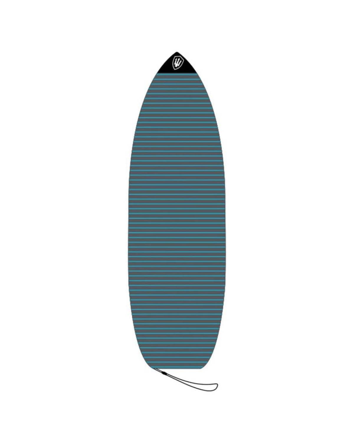 Shortboard Stretch Cover - Charcoal/Blue