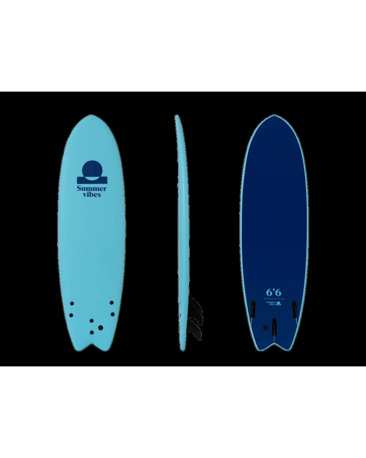 Summer Vibes Fish 6' Softboard - Blue