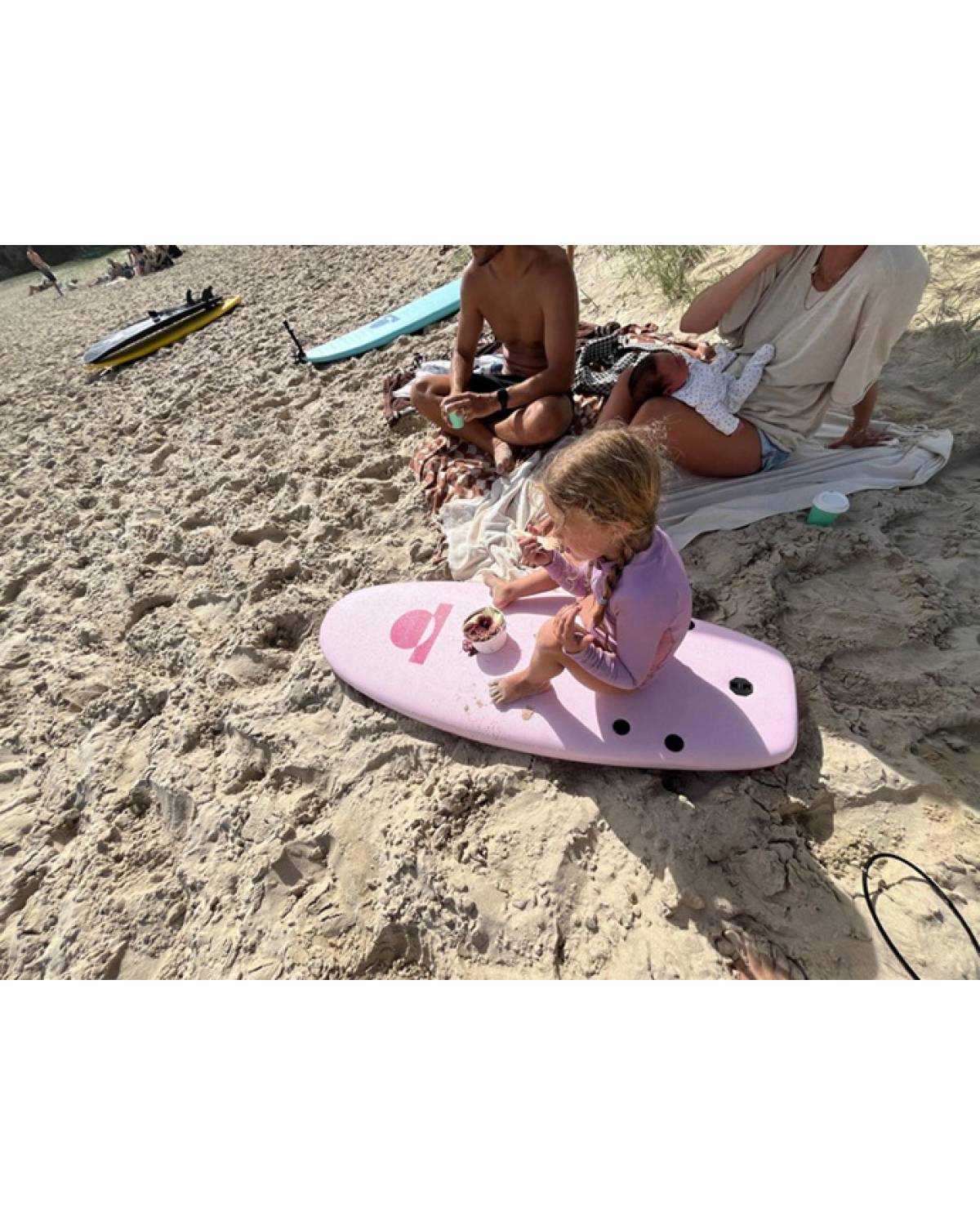 Summer vibes Grom 4' Softboard - Pink 