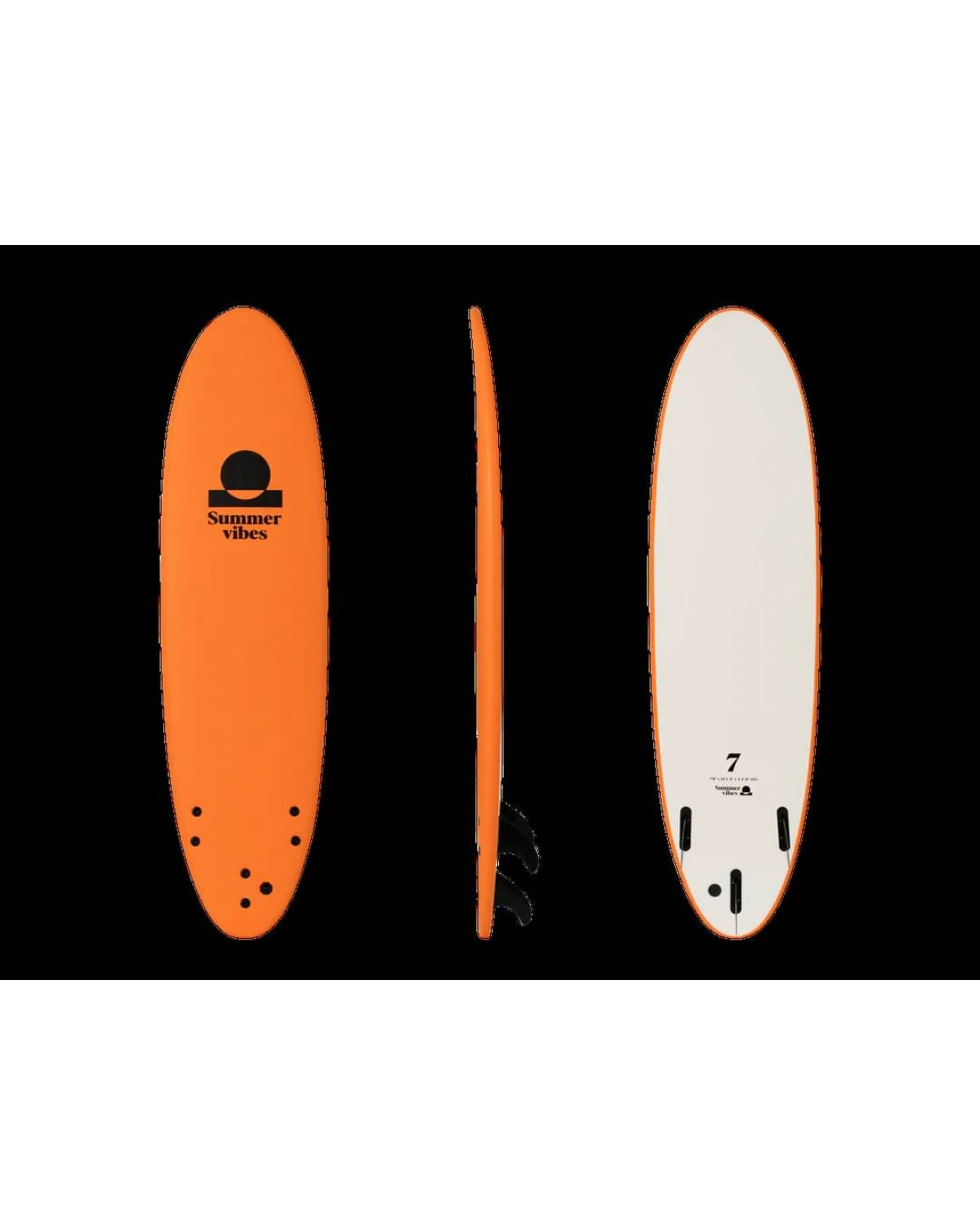 Summer Vibes Mini Mal 7' Softboard - Orange