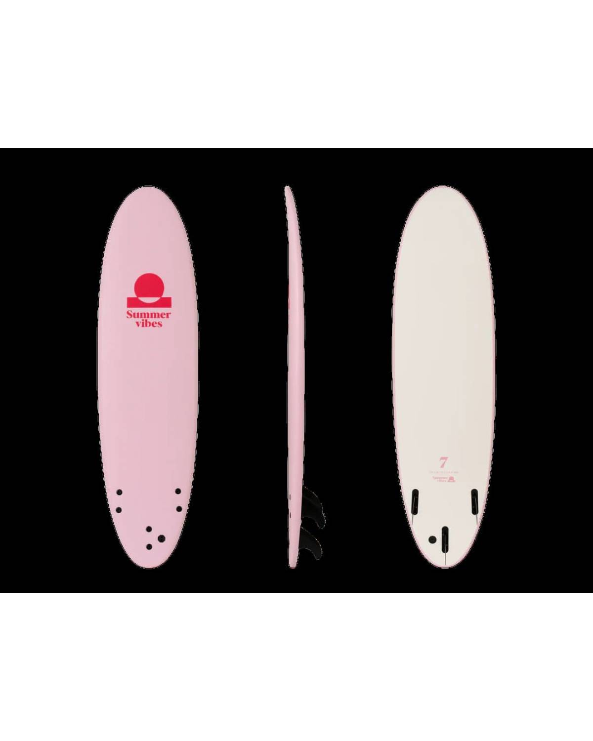 Summer vibes Mini Mal 8' Softboard - Pink