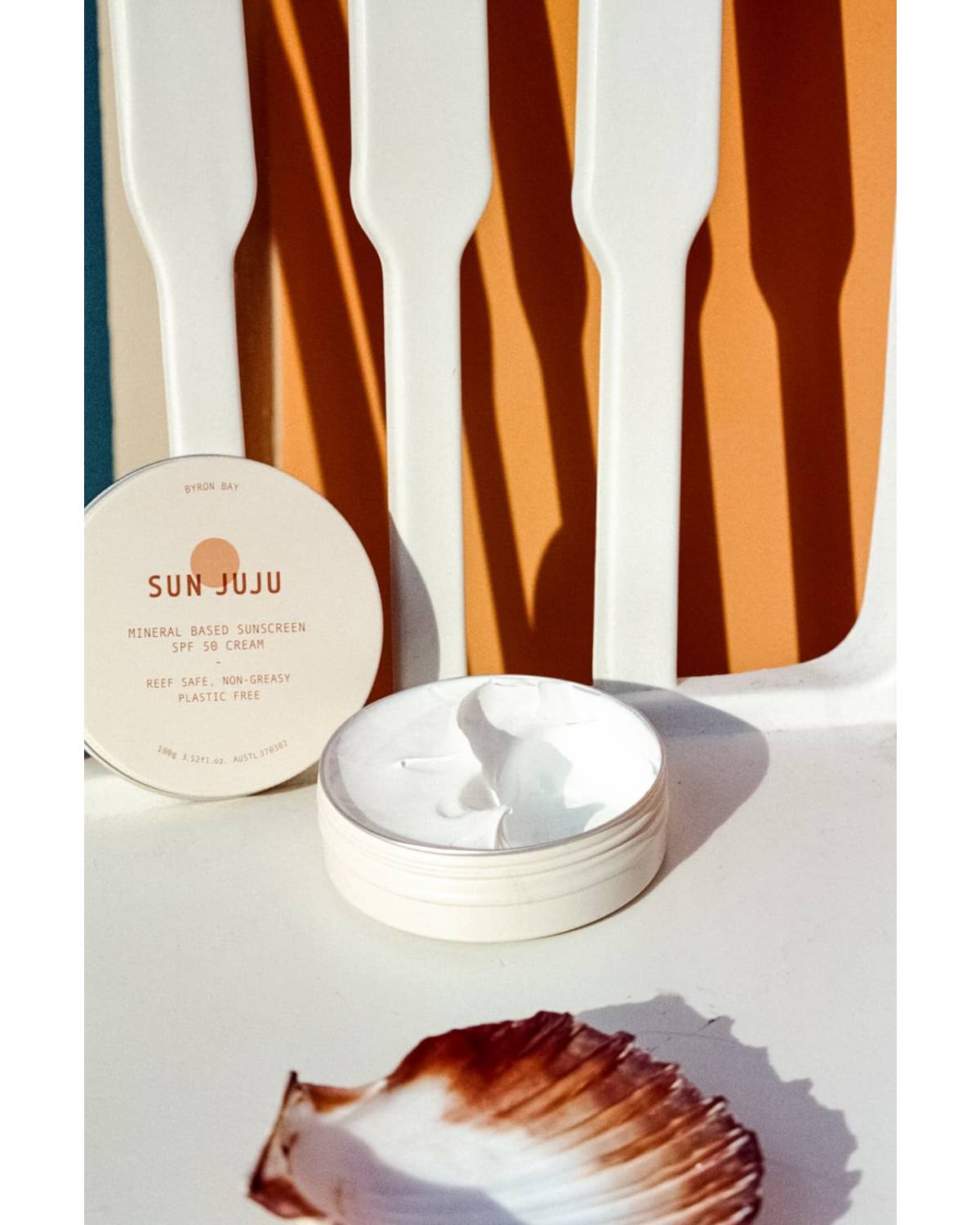 Sun Juju SPF50 Sunscreen open