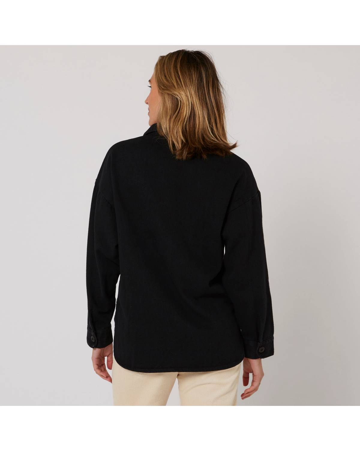 Sunset L/S Overshirt - Black