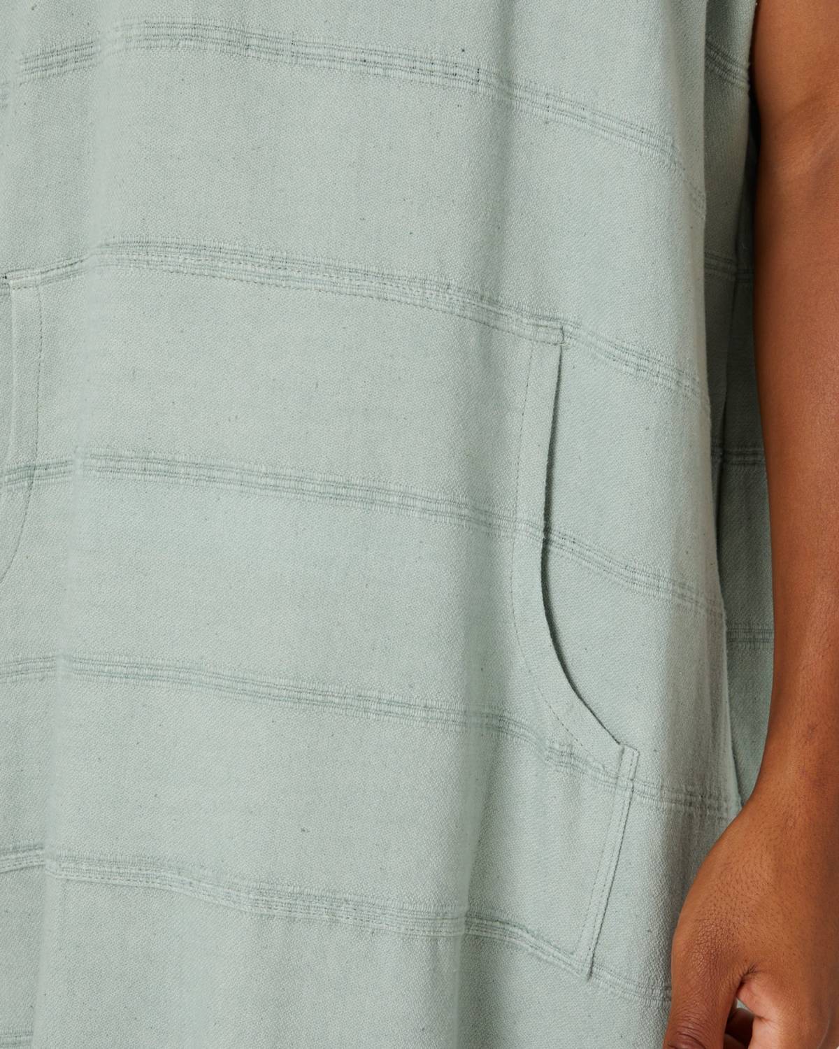Close-up of poncho fabric