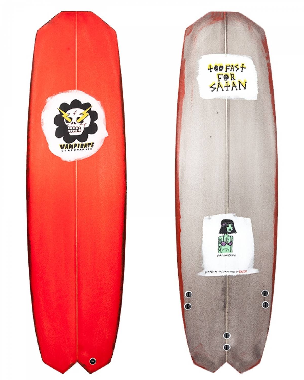 VAMPIRATE SURFBOARD セミガン Surf and Destroy