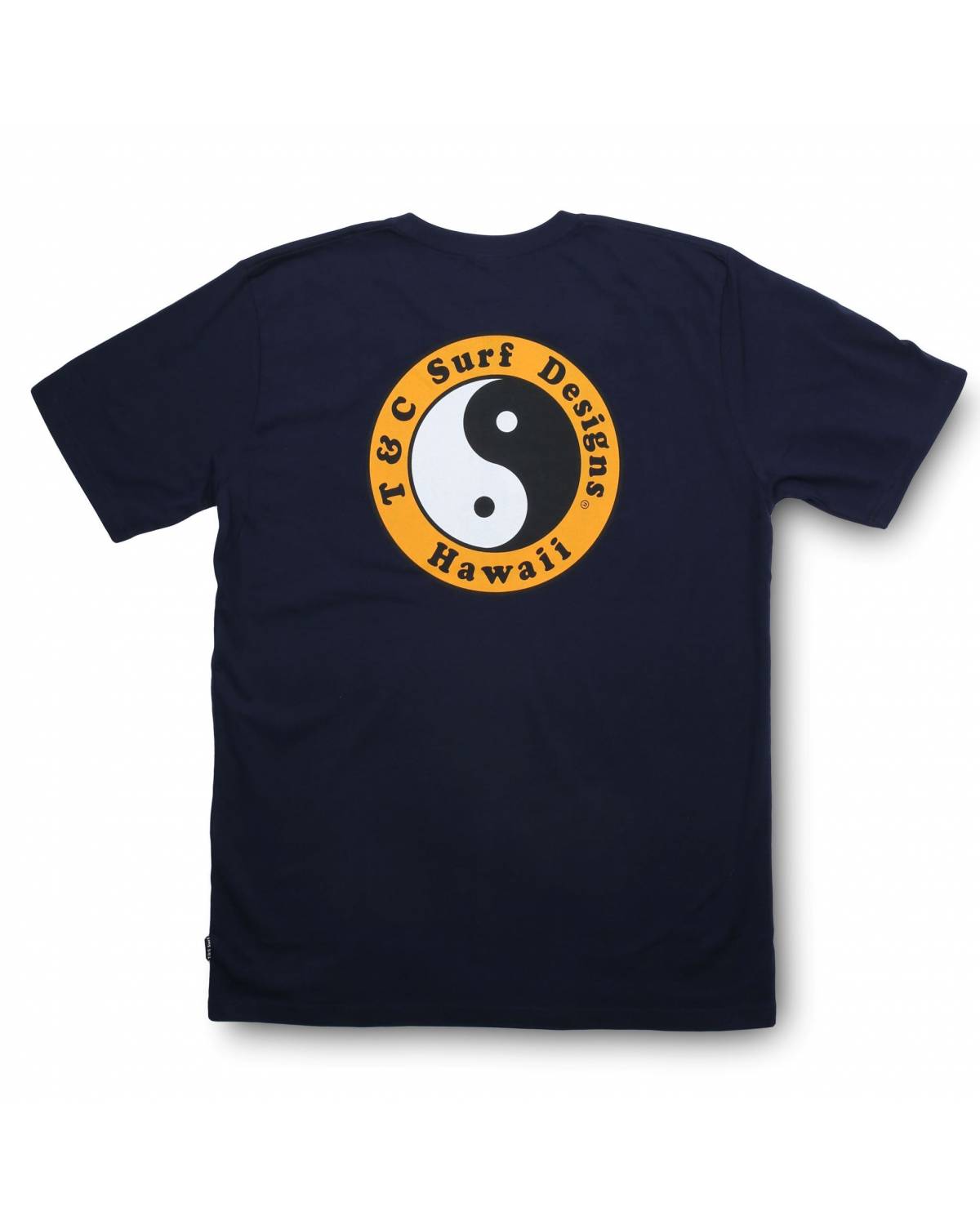 T&C OG Logo Tee - Midnight/Orange back