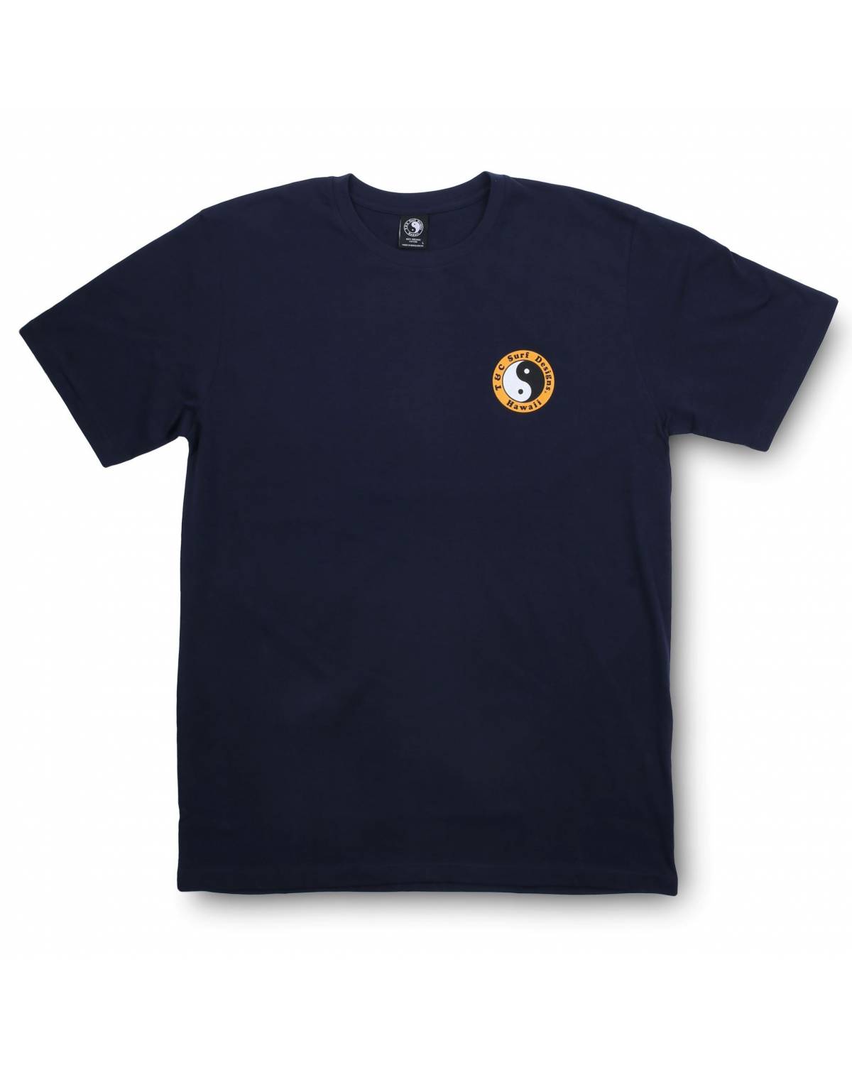 T&C OG Logo Tee - Midnight/Orange front 