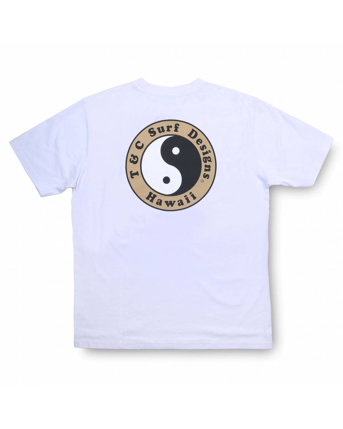 T&C OG Logo Tee - White/Earth back