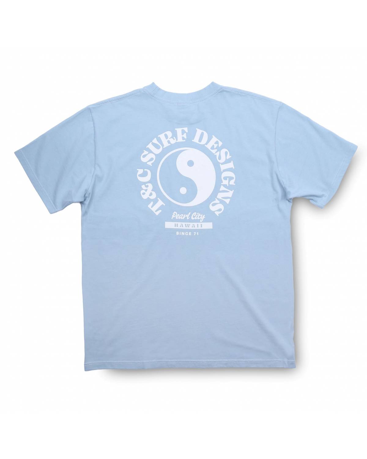 T&C Sunset Tee - Light Blue back