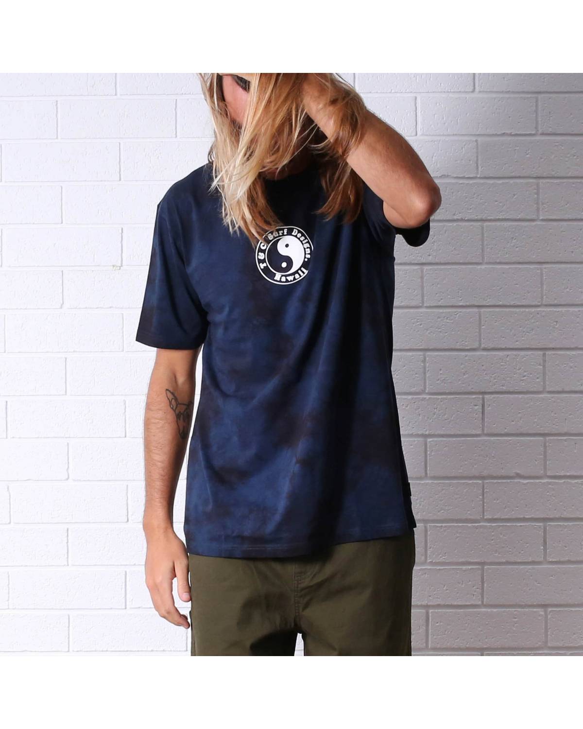 Town & Country CF OG Logo Tee - Tie Dye Midnight - Front