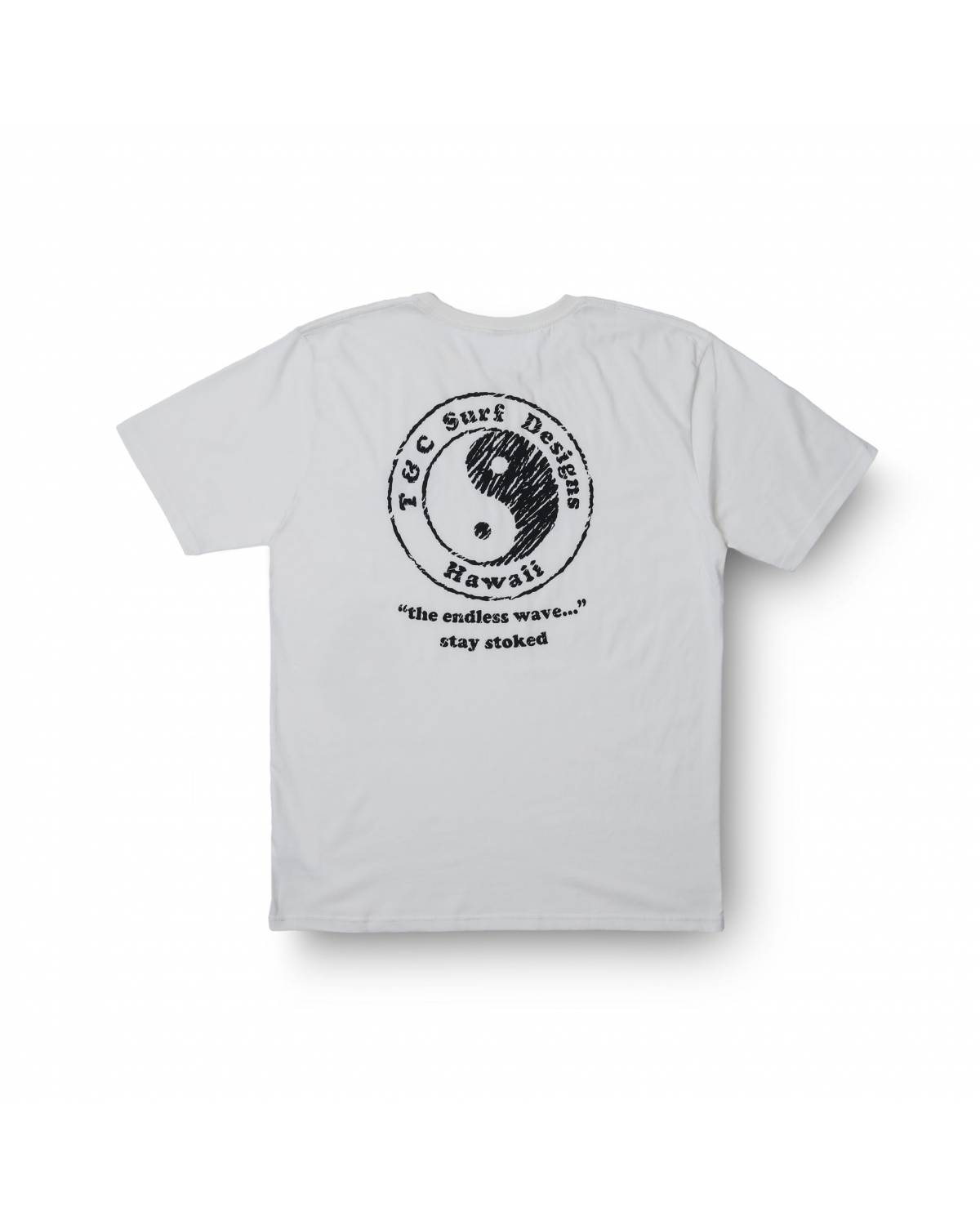 T&C Endless Wave Tee - Natural back