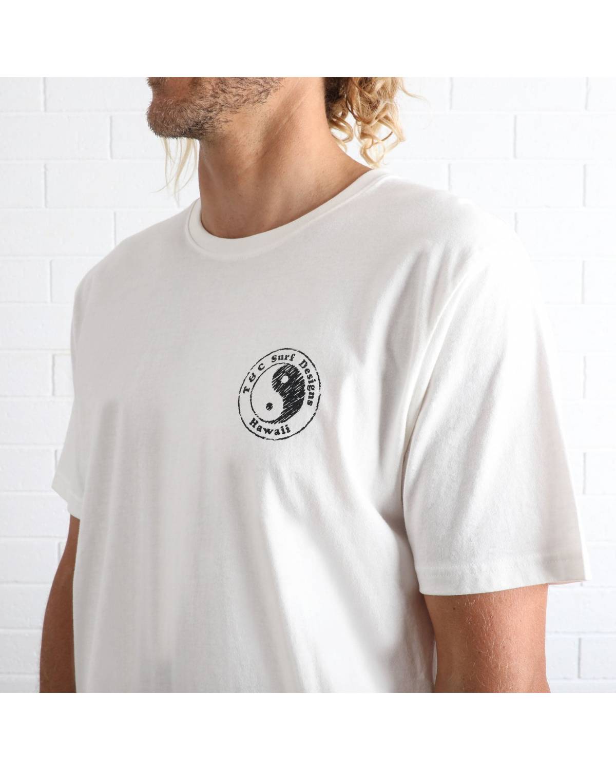 T&C Endless Wave Tee - Natural prints