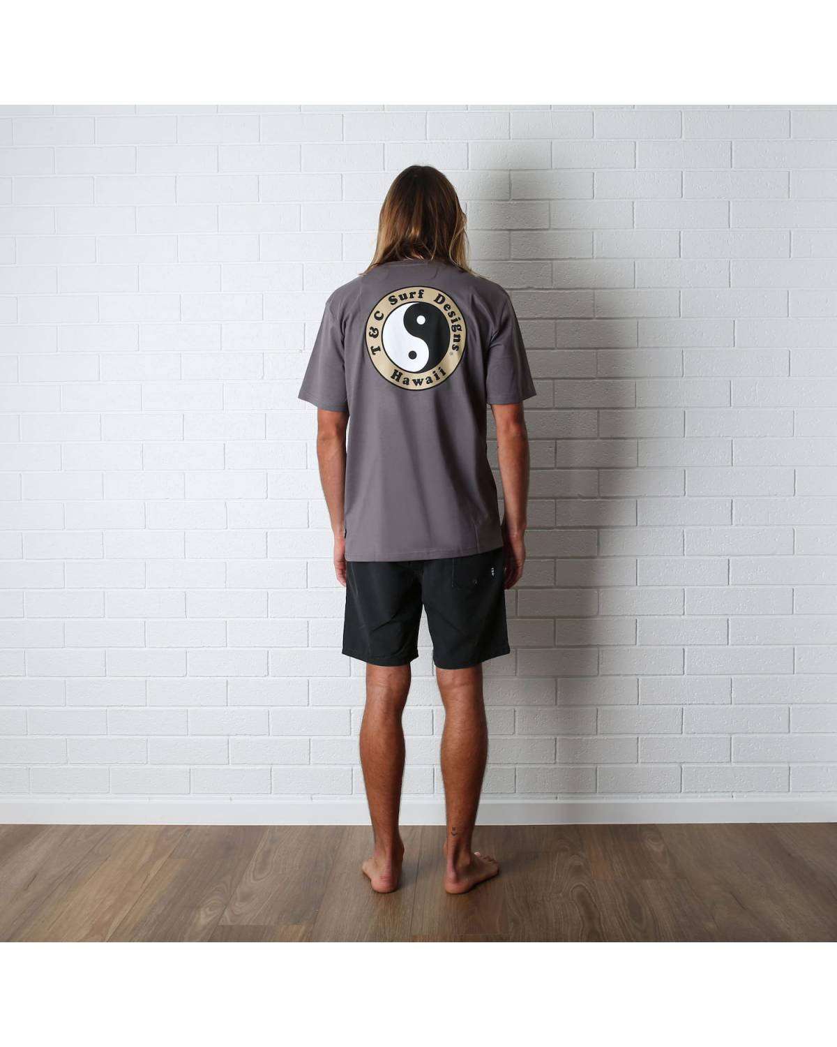 Town & Country OG Logo Tee - Steel Blue - Back