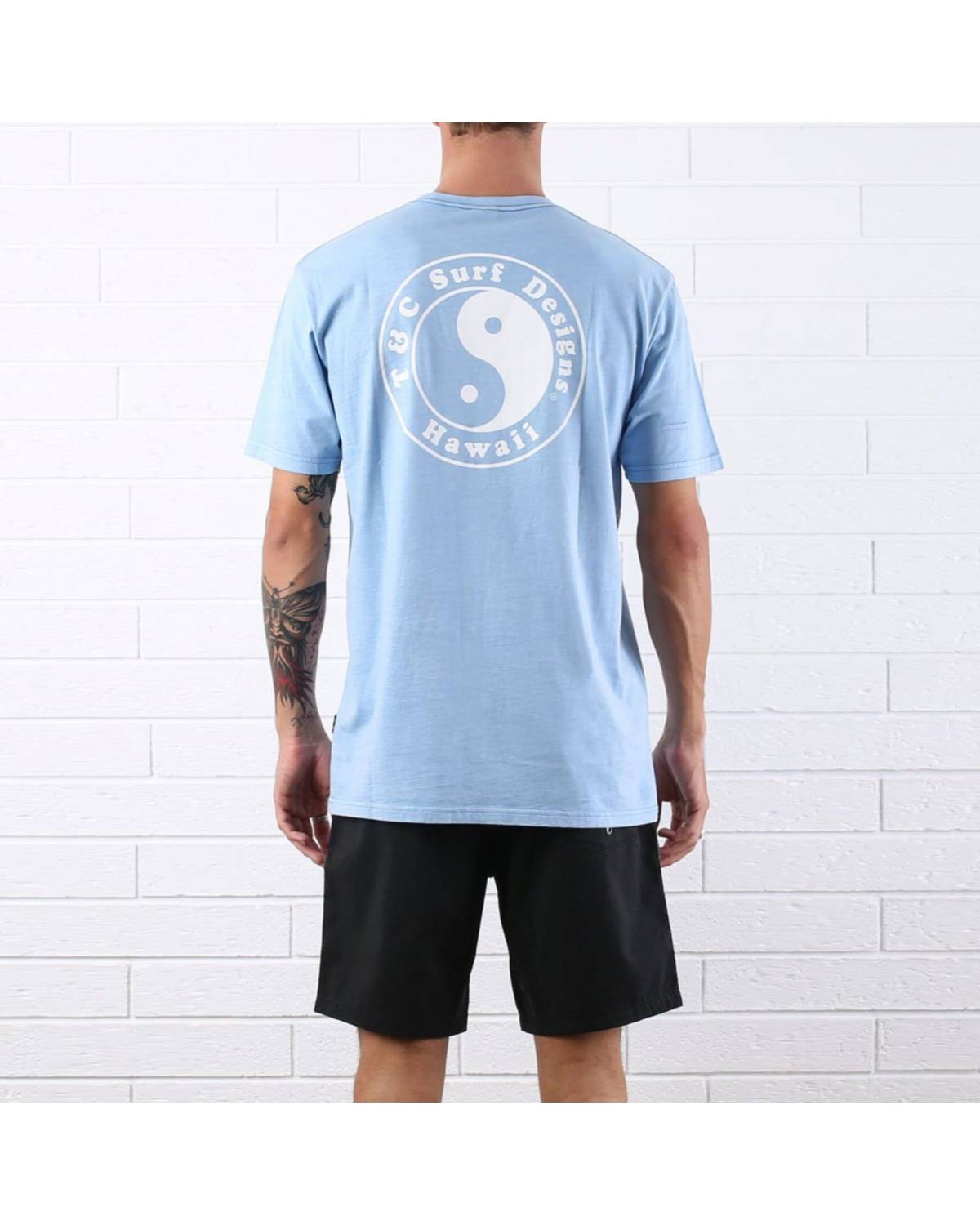 Town & Country OG Logo Tee - Vintage Blue / White - Back