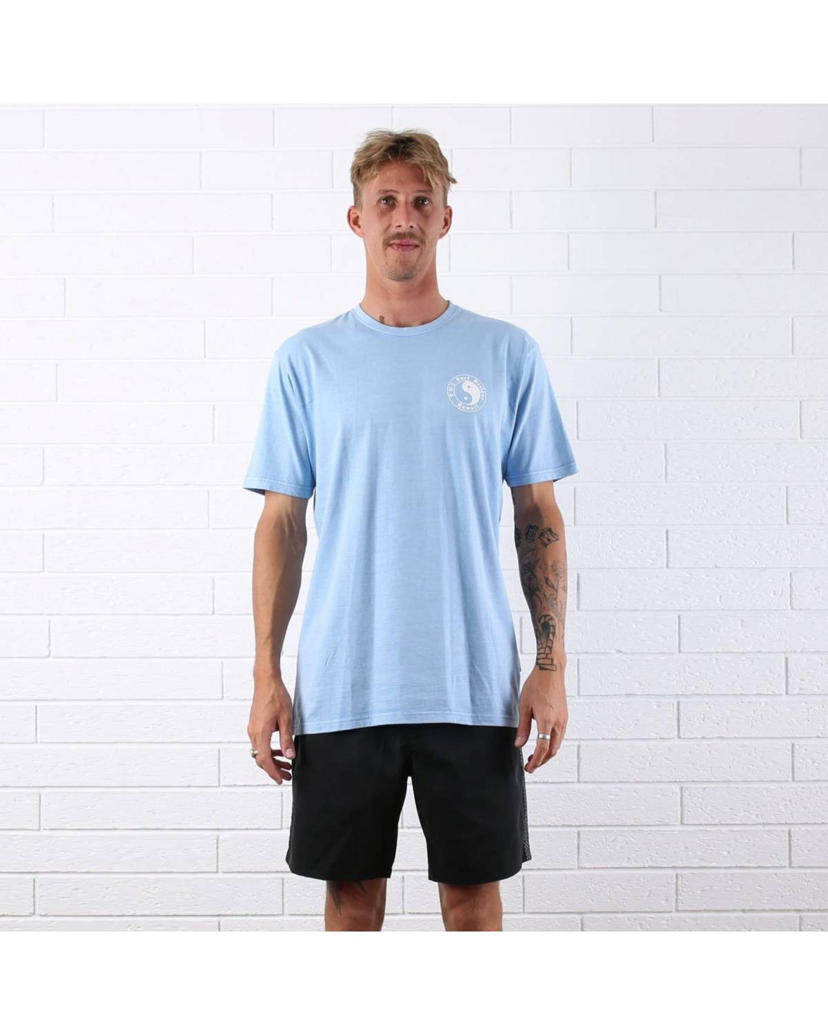 Town & Country OG Logo Tee - Vintage Blue / White - Front