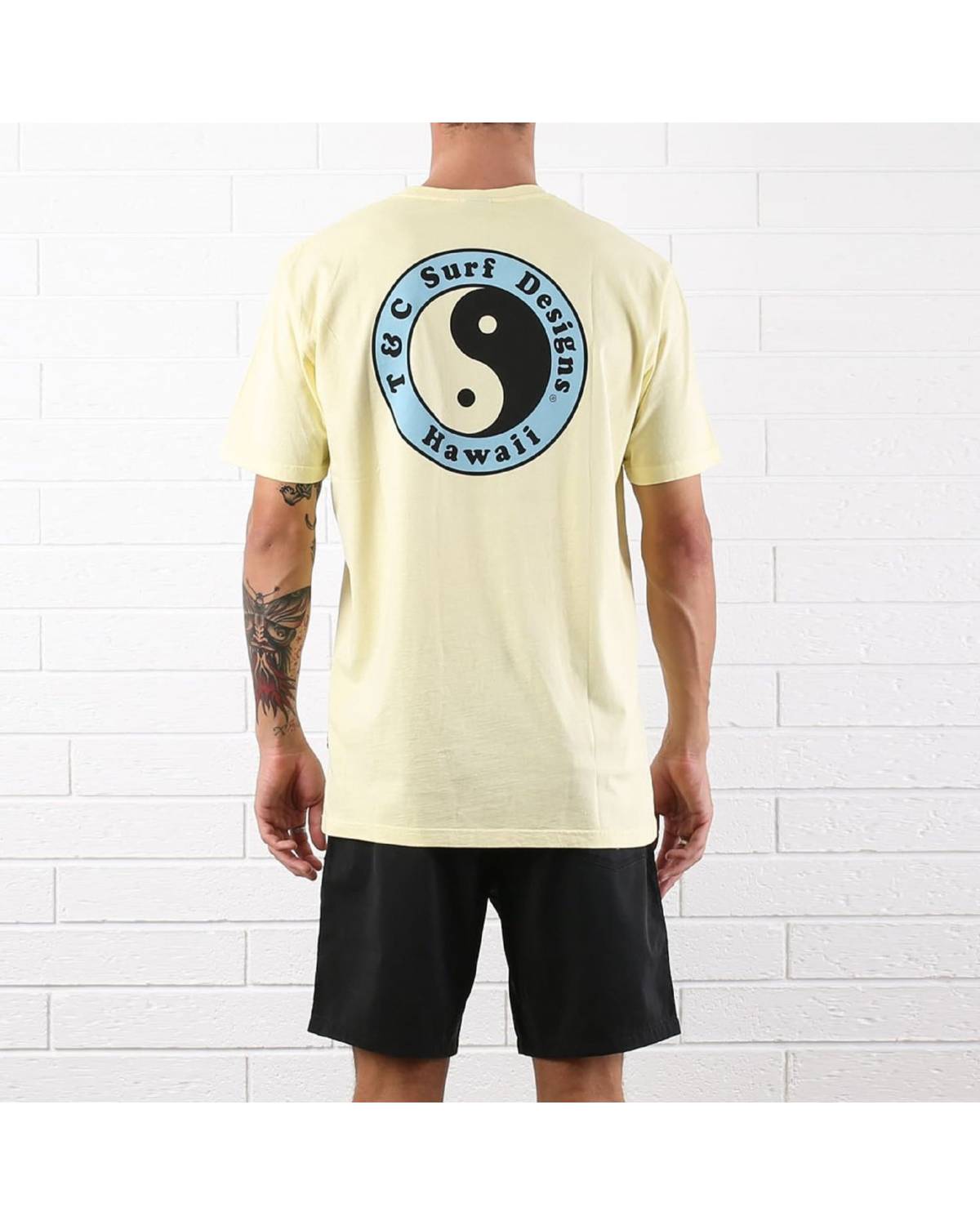 Town & Country OG Logo Tee - Vintage Yellow - Back