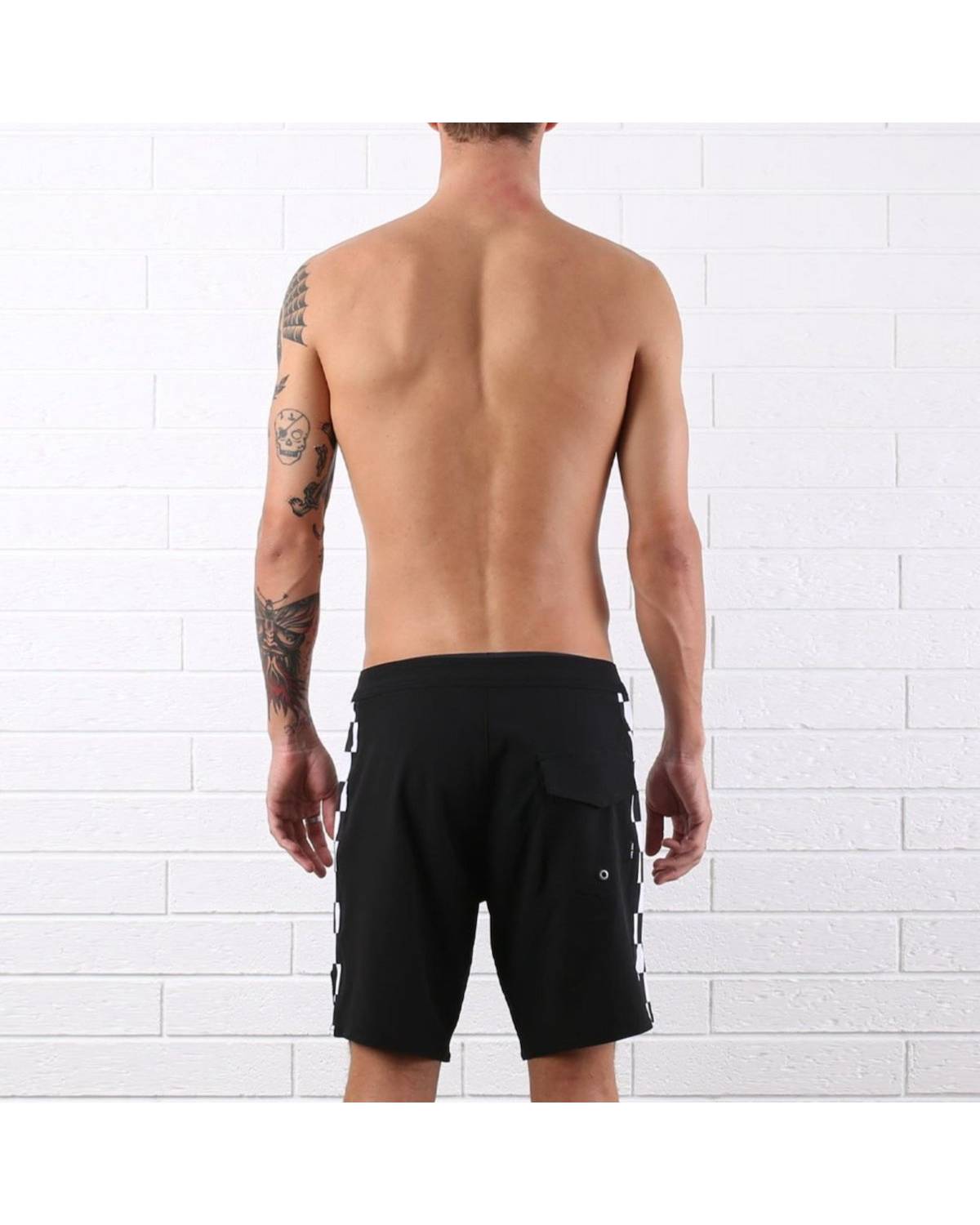 T&C Chunk Check Boardshort - back