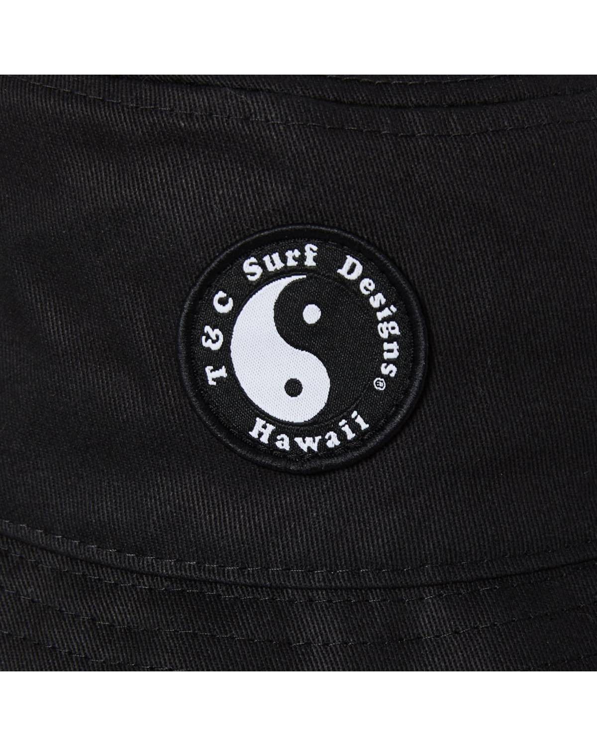 T&C OG Bucket Hat - Black zoomed logo