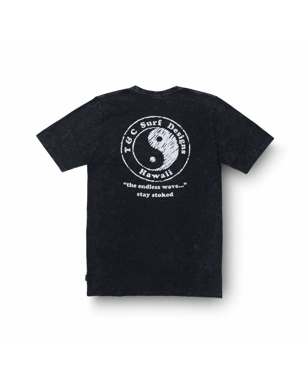 T&C Endless Wave Tee - Acid Black back