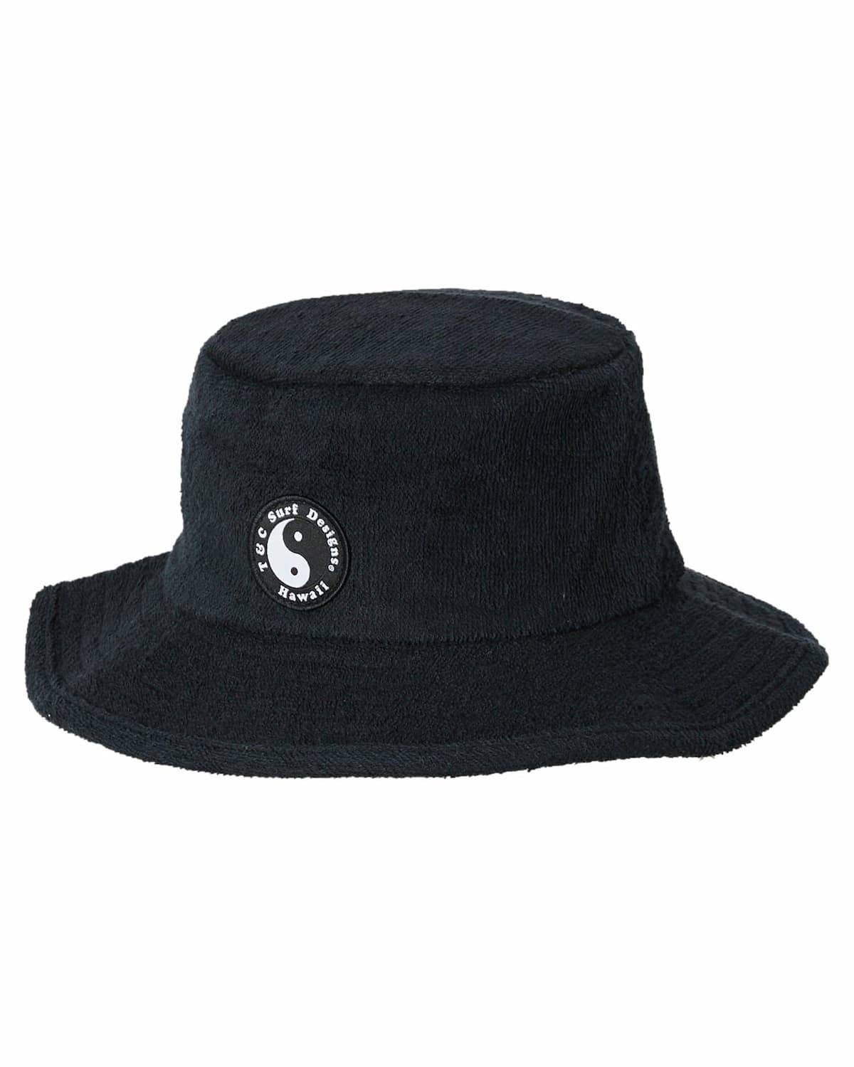 T&C Terry Beach Hat - Black
