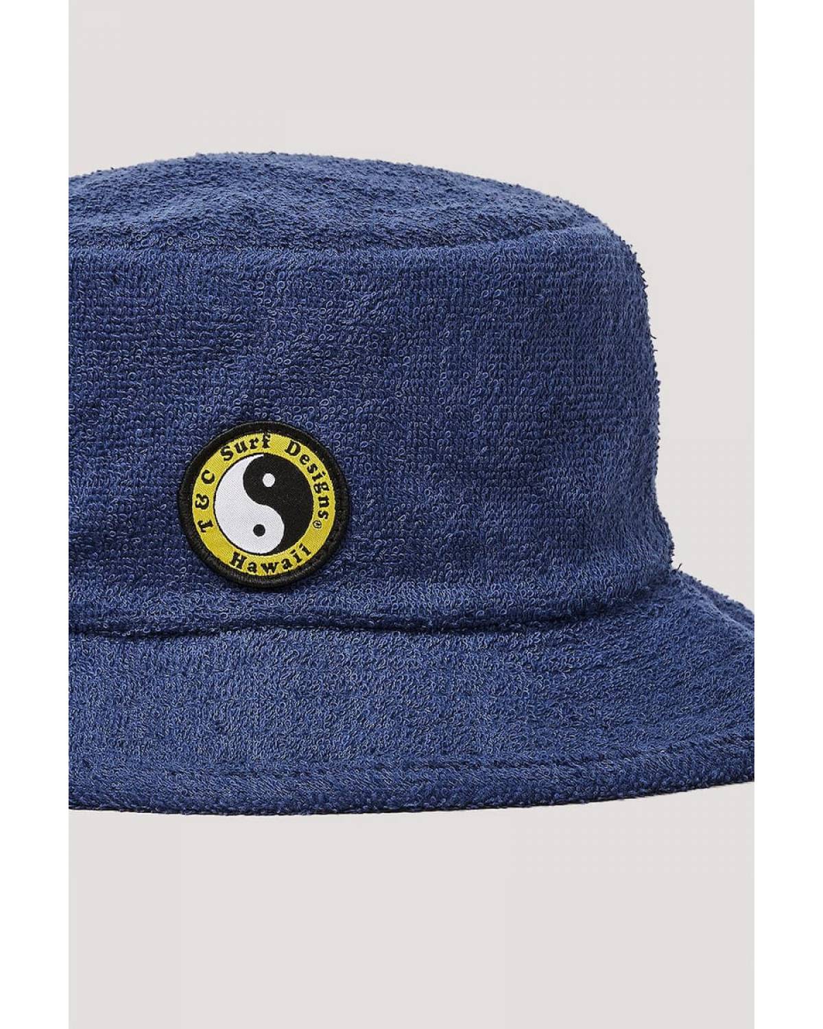 T&C Terry Beach Hat - Navy close up
