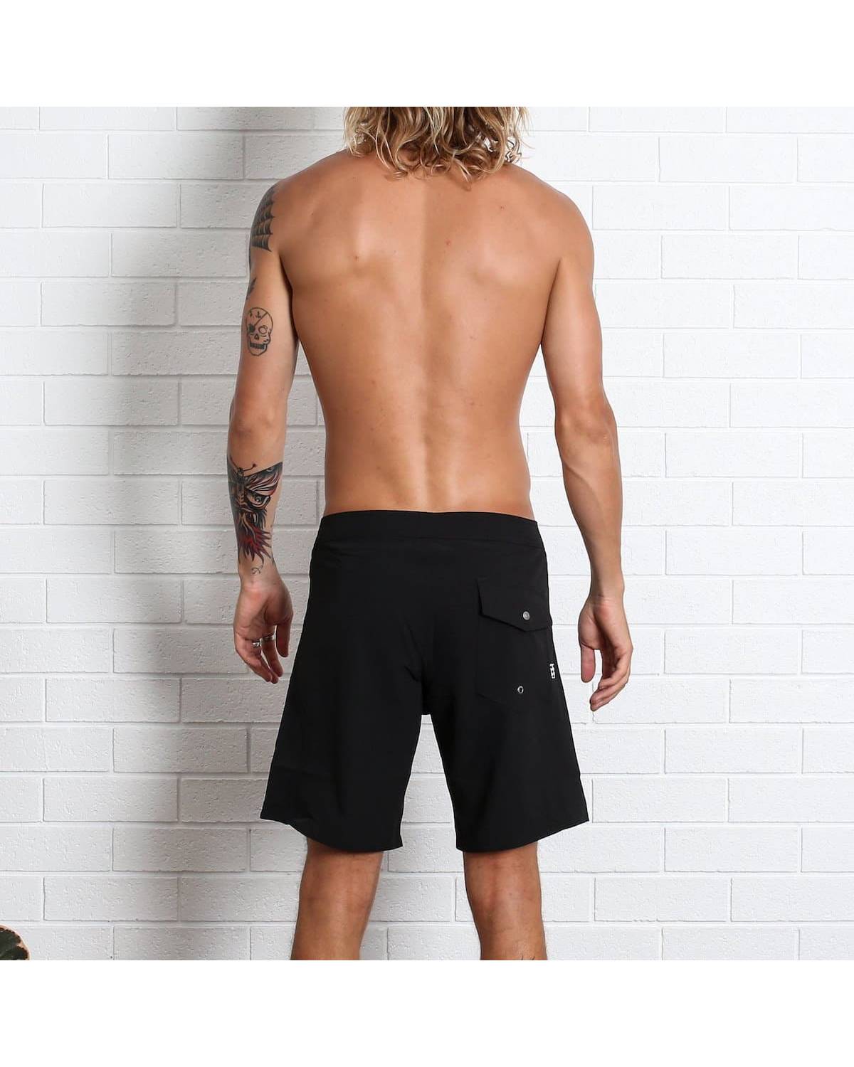 T&C Yin Yang Boardshort - Black - back