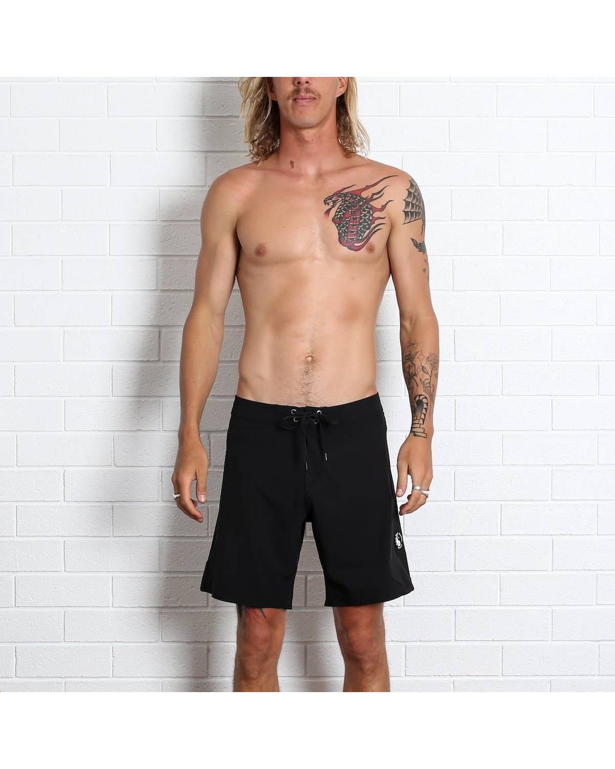T&C Yin Yang Boardshort - Black