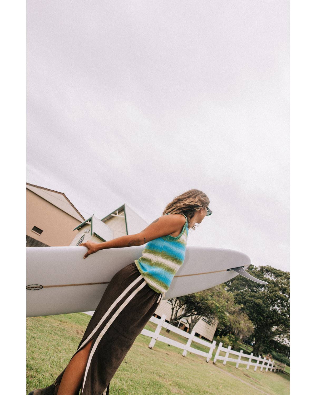 Skirt with sunglasses