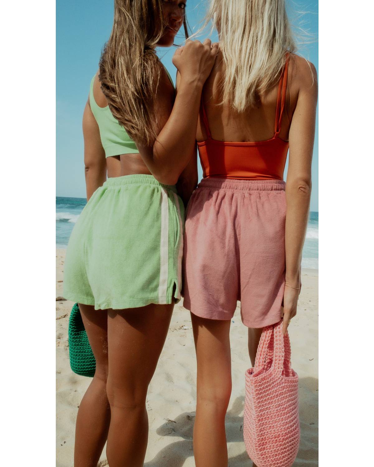 Side view of shorts