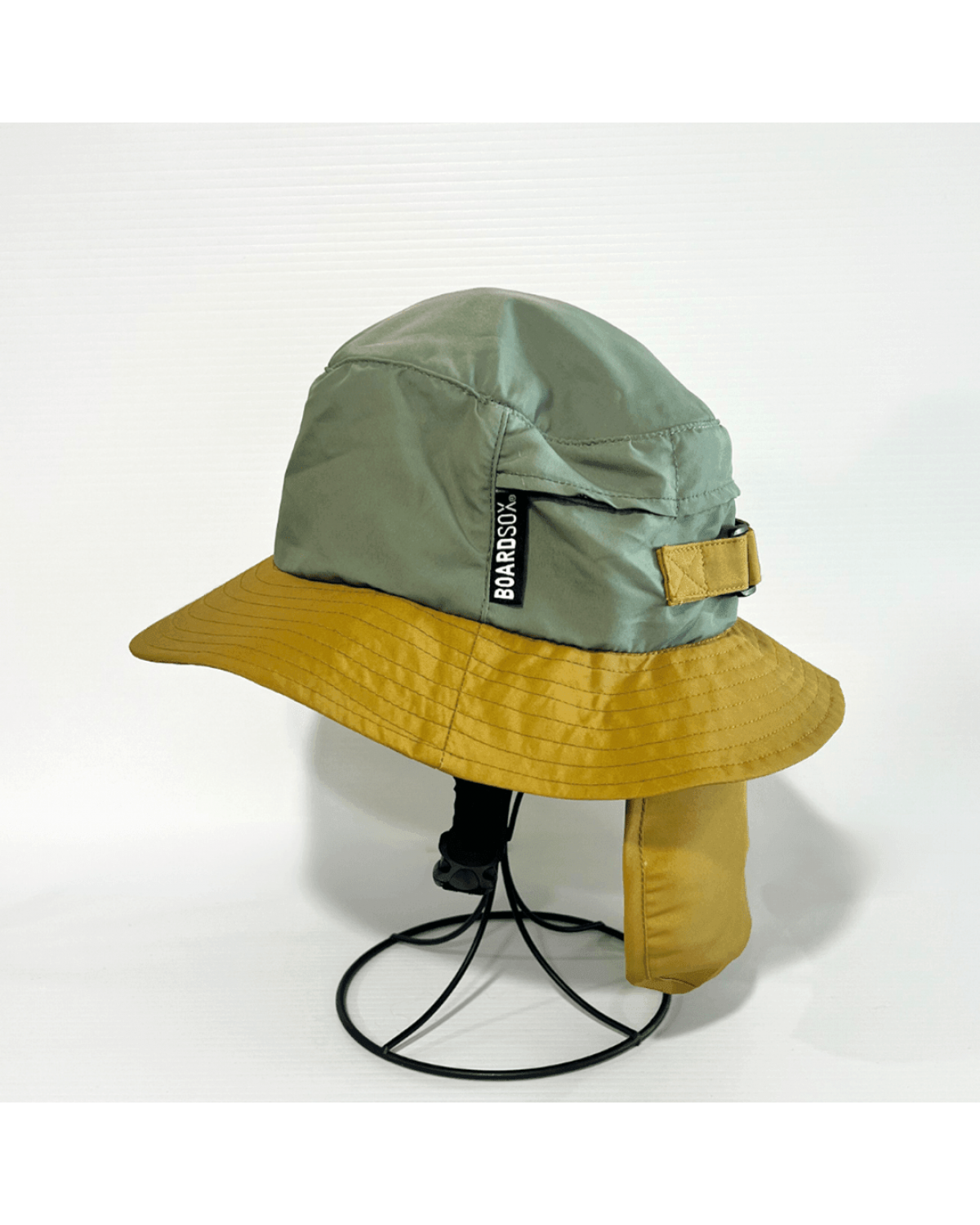 Side view of the surf hat