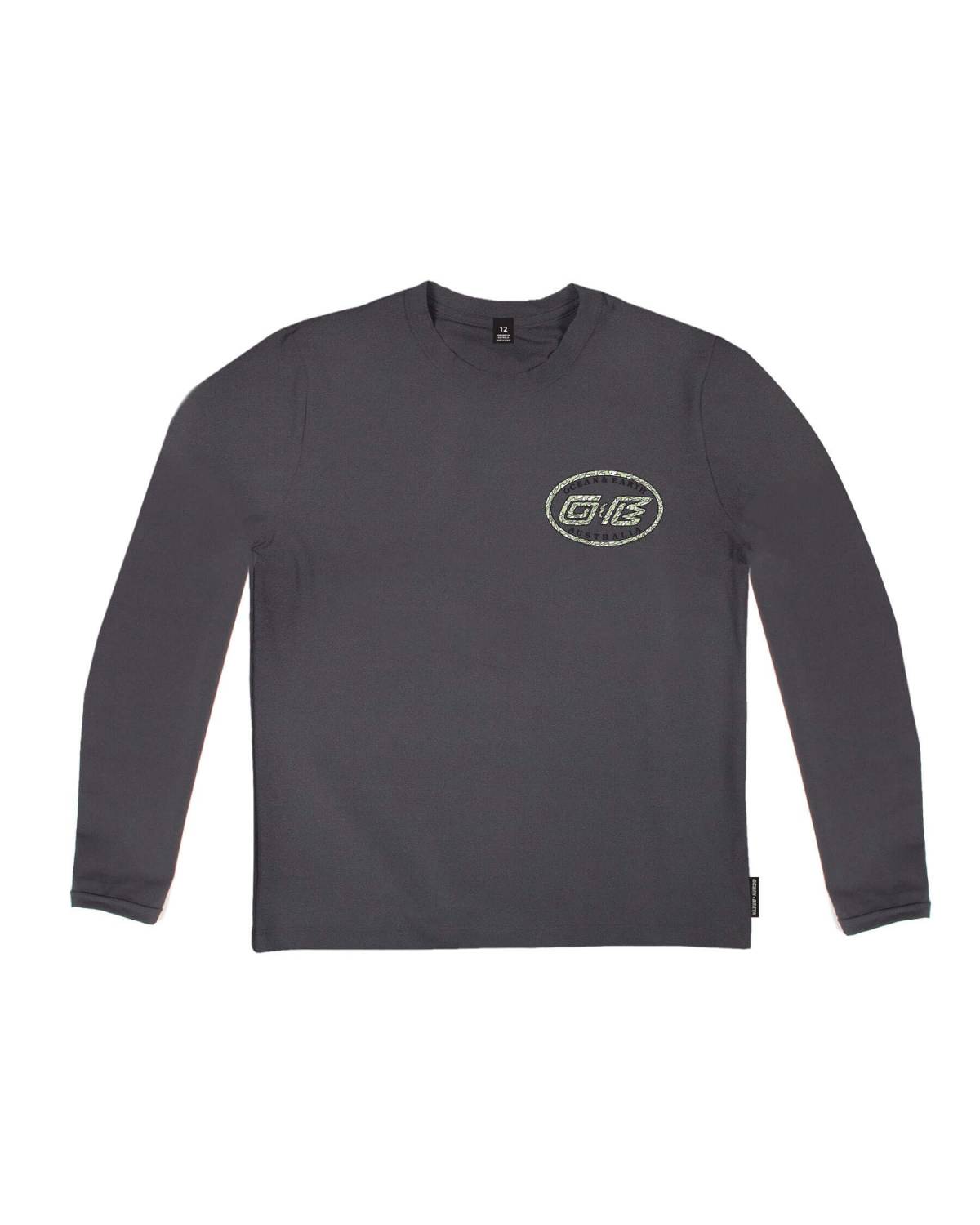 Toddler T-Shirt L/S Rash Shirt - Charcoal