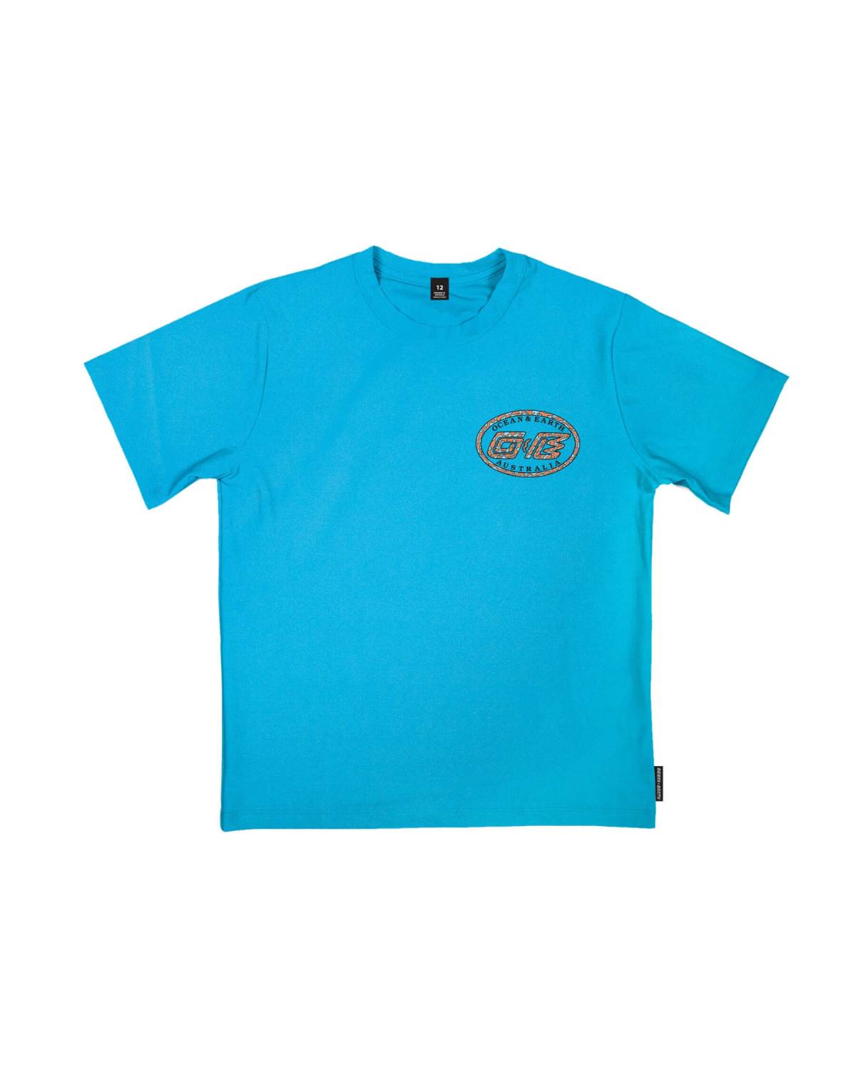 Toddler T-Shirt S/S Rash Shirt - Aqua Blue